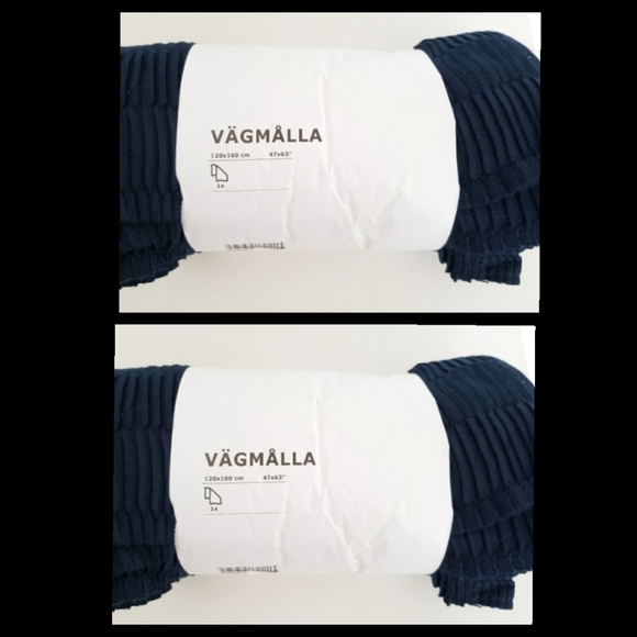 IKEA Bedding 2x Sets Of Ikea Vagmalla Throw Blanket 47 X 63 Poshmark